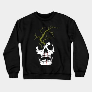 driftwood skull Crewneck Sweatshirt